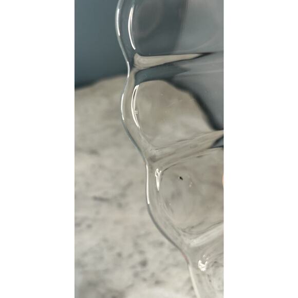 Vintage Colonial Style Paneled Glass Footed Serving Dish Bowl Imperial Glass ? - Picture 7 of 12